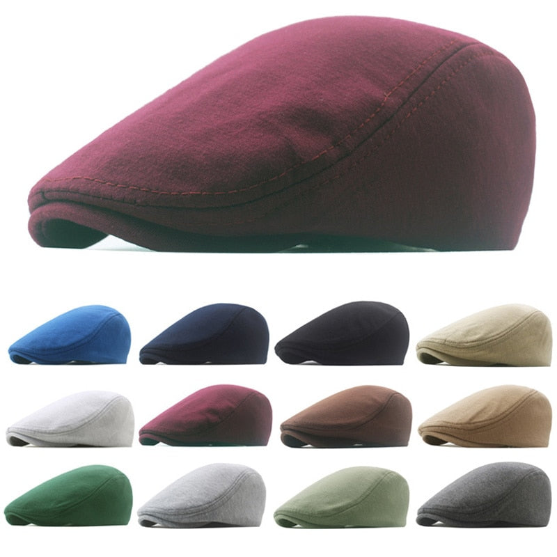 Cotton Newsboy Elasticity Peaky Blinder Cap