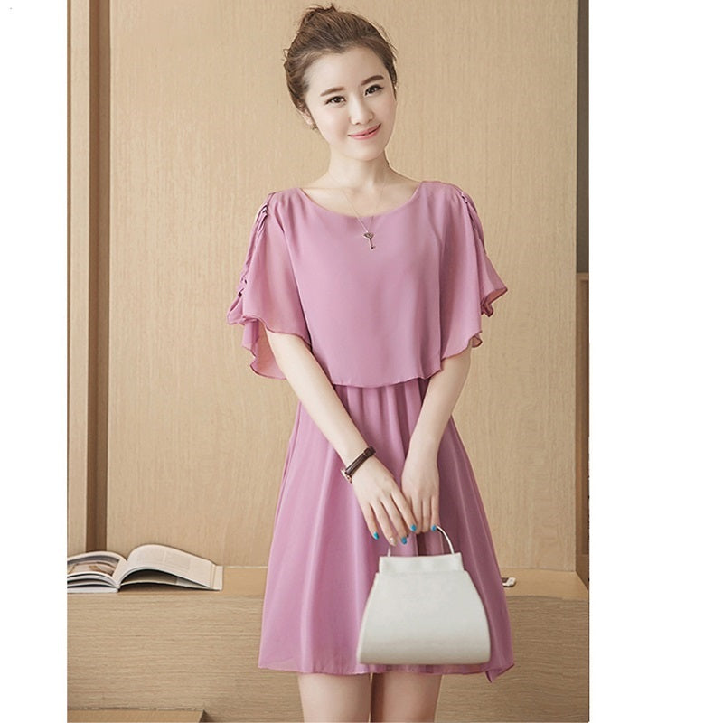 Vintage Short Sleeve Dress