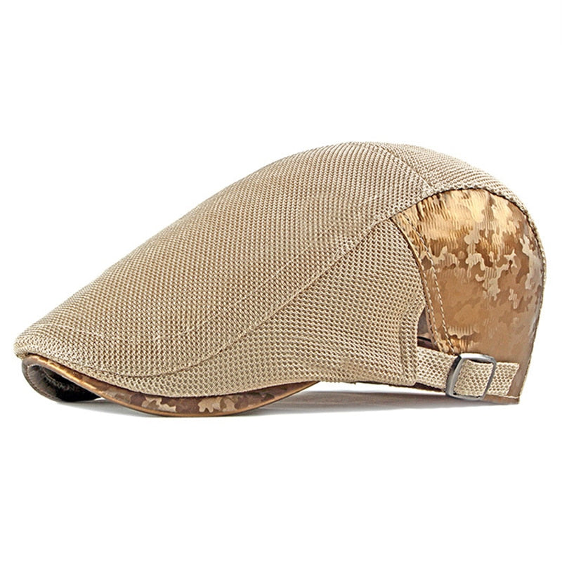 Camouflage Newsboy Cap