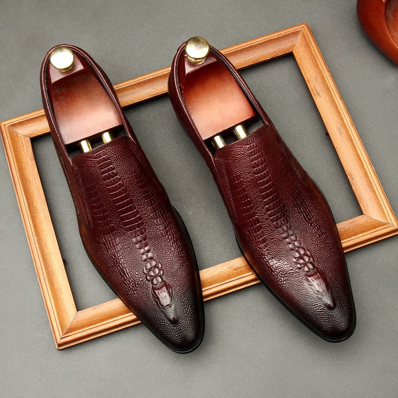 Handmade Men's Oxford Genuine Leather Formal Shoes