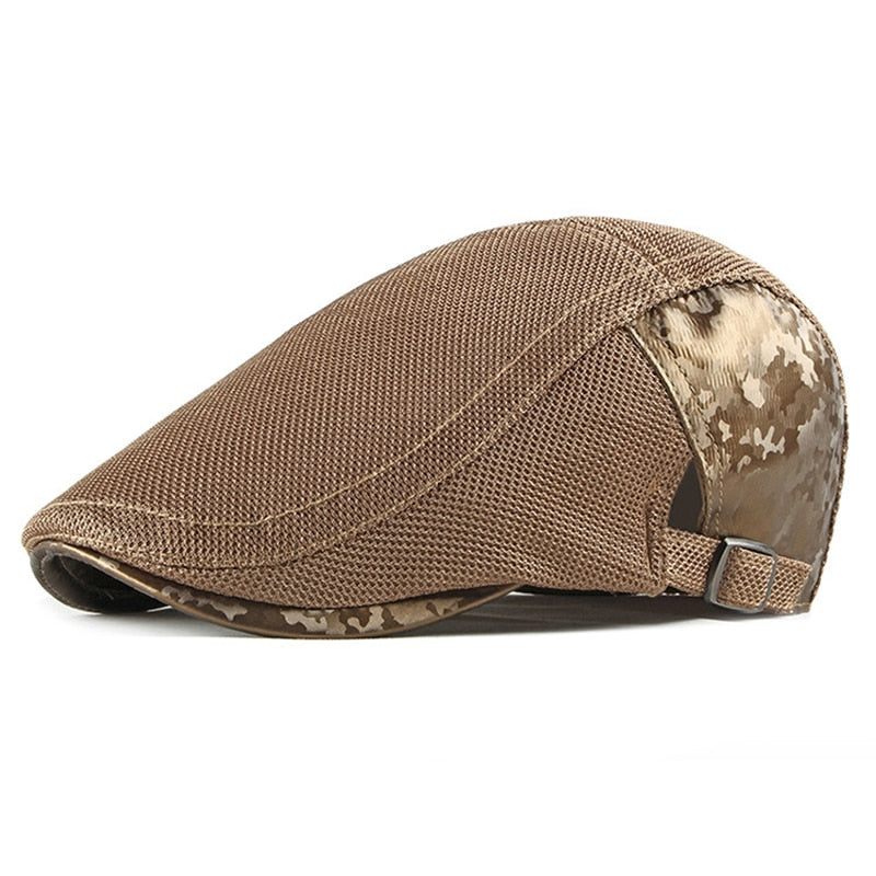 Camouflage Newsboy Cap