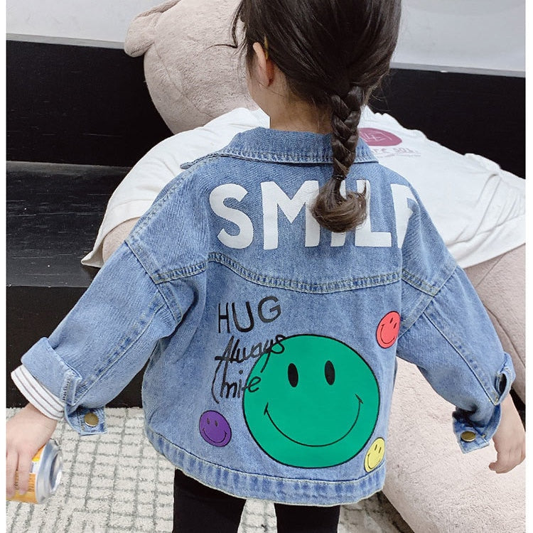 2-12 Years Old Spring Denim Jacket