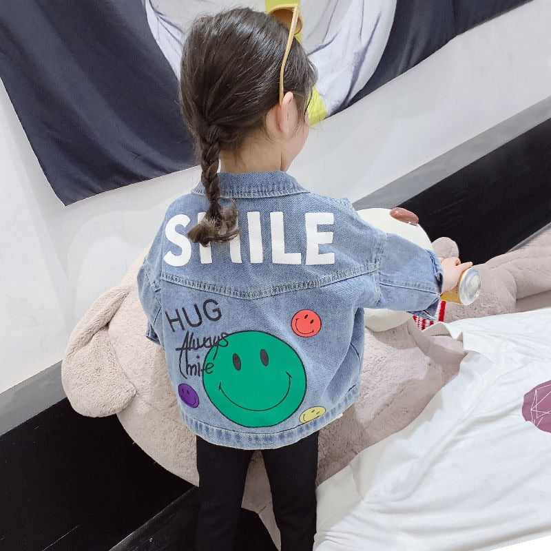 2-12 Years Old Spring Denim Jacket