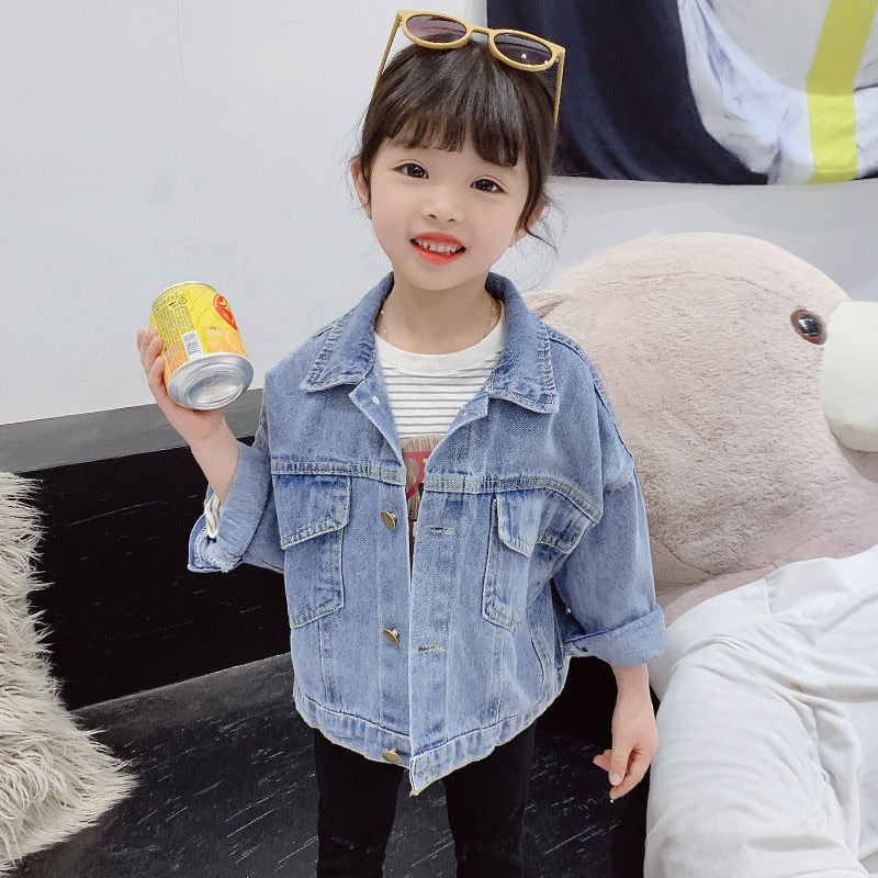 2-12 Years Old Spring Denim Jacket