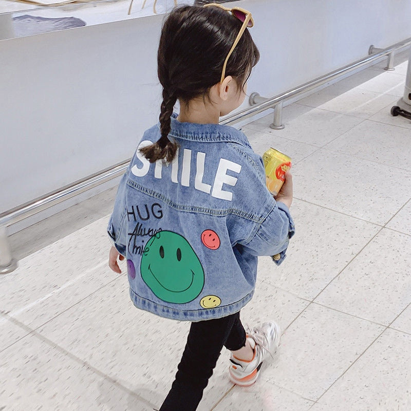 2-12 Years Old Spring Denim Jacket