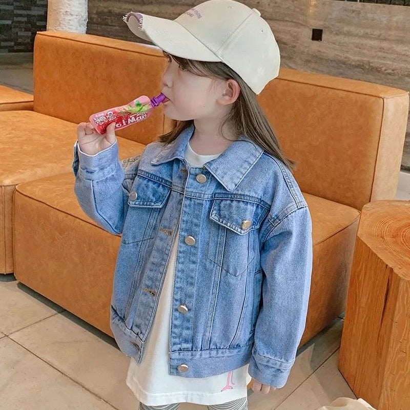 2-12 Years Old Spring Denim Jacket