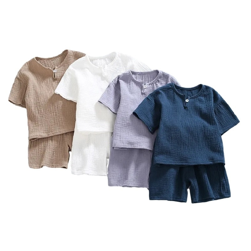 2 Pcs Boys/Girls Short Sets