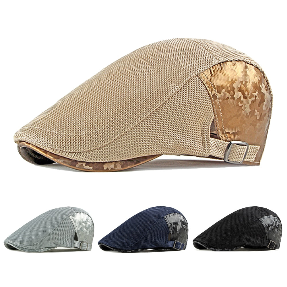 Camouflage Newsboy Cap