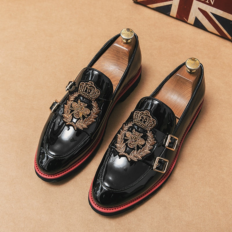 Comfortable Luxury Embroidered Loafers