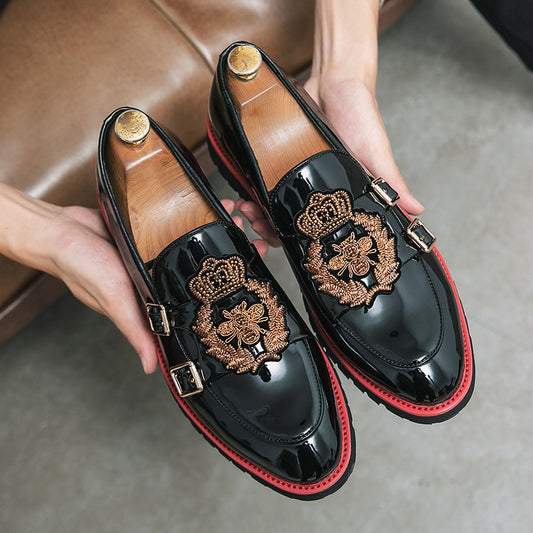 Comfortable Luxury Embroidered Loafers