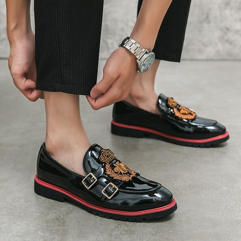 Comfortable Luxury Embroidered Loafers