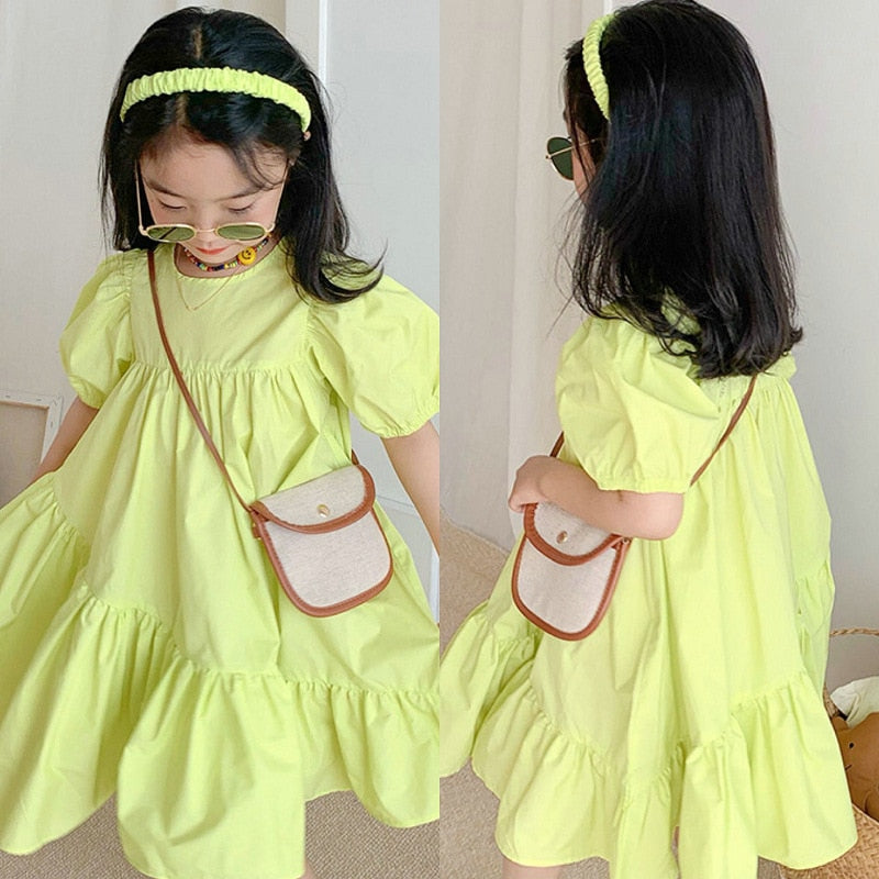 Girls Swing Edge Summer Dress