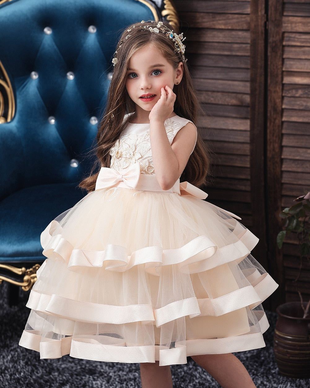 Kids Elegant Princess Dress