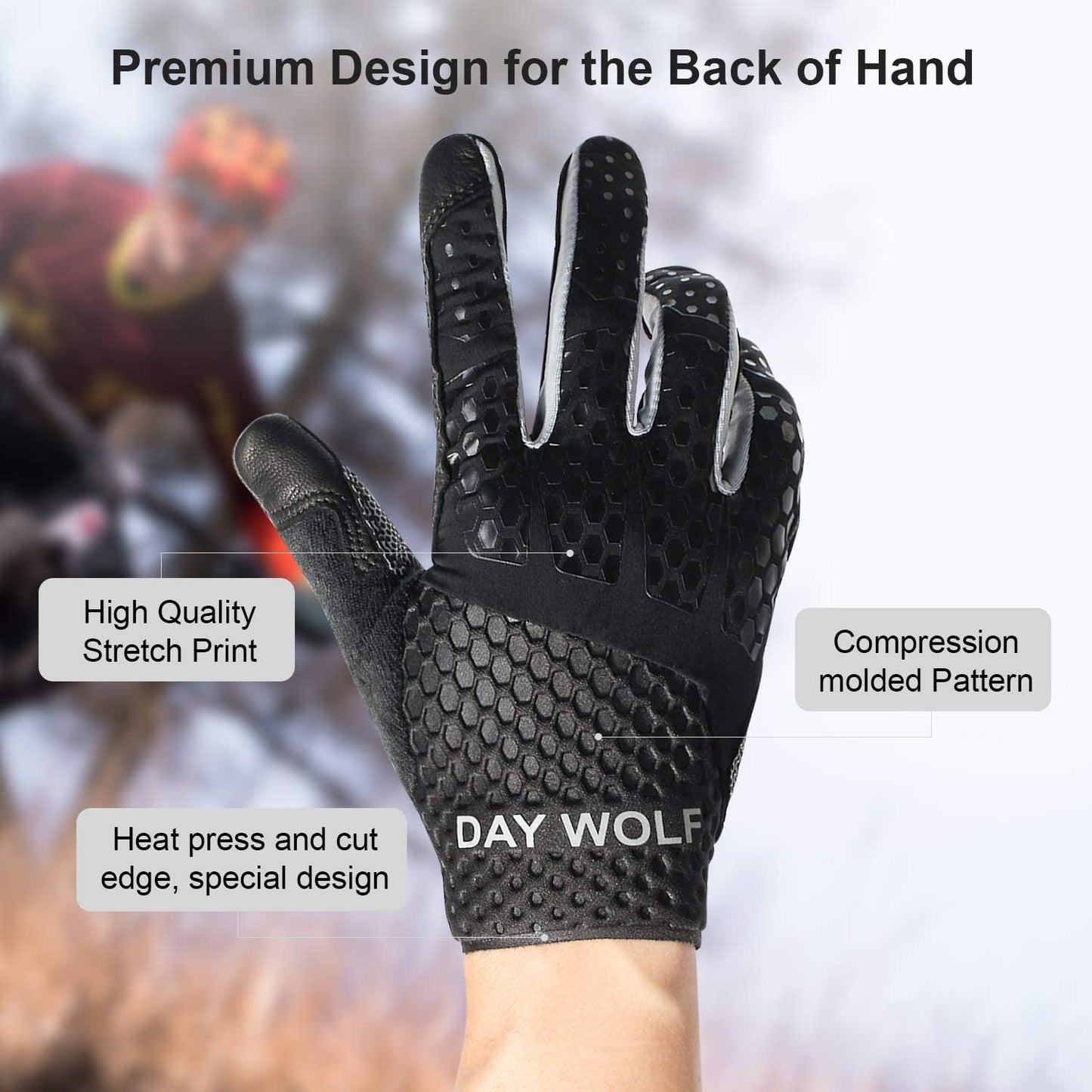 Full Finger Cycling/Weightlifting Gloves