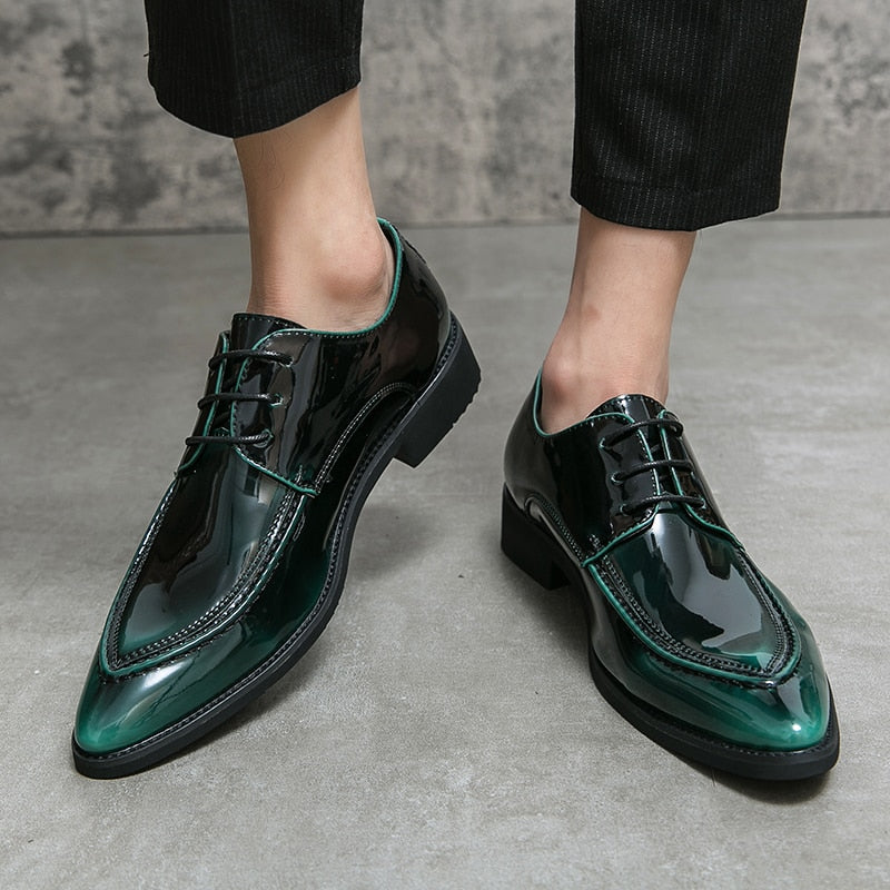 Italian Oxford Patent Leather Shoe