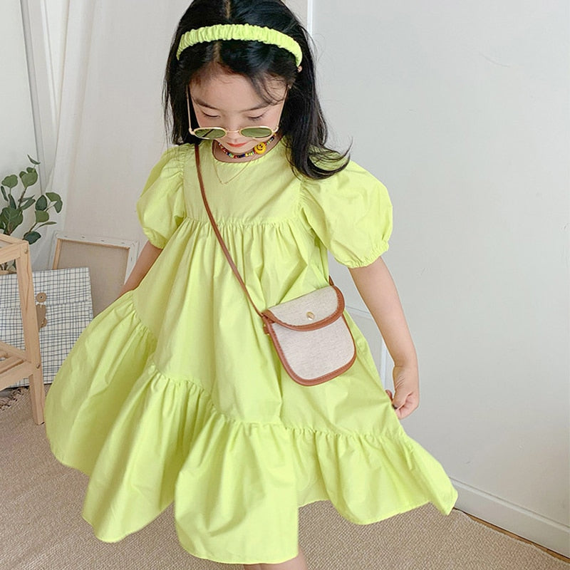 Girls Swing Edge Summer Dress