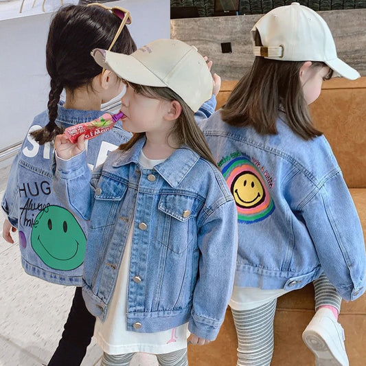 2-12 Years Old Spring Denim Jacket