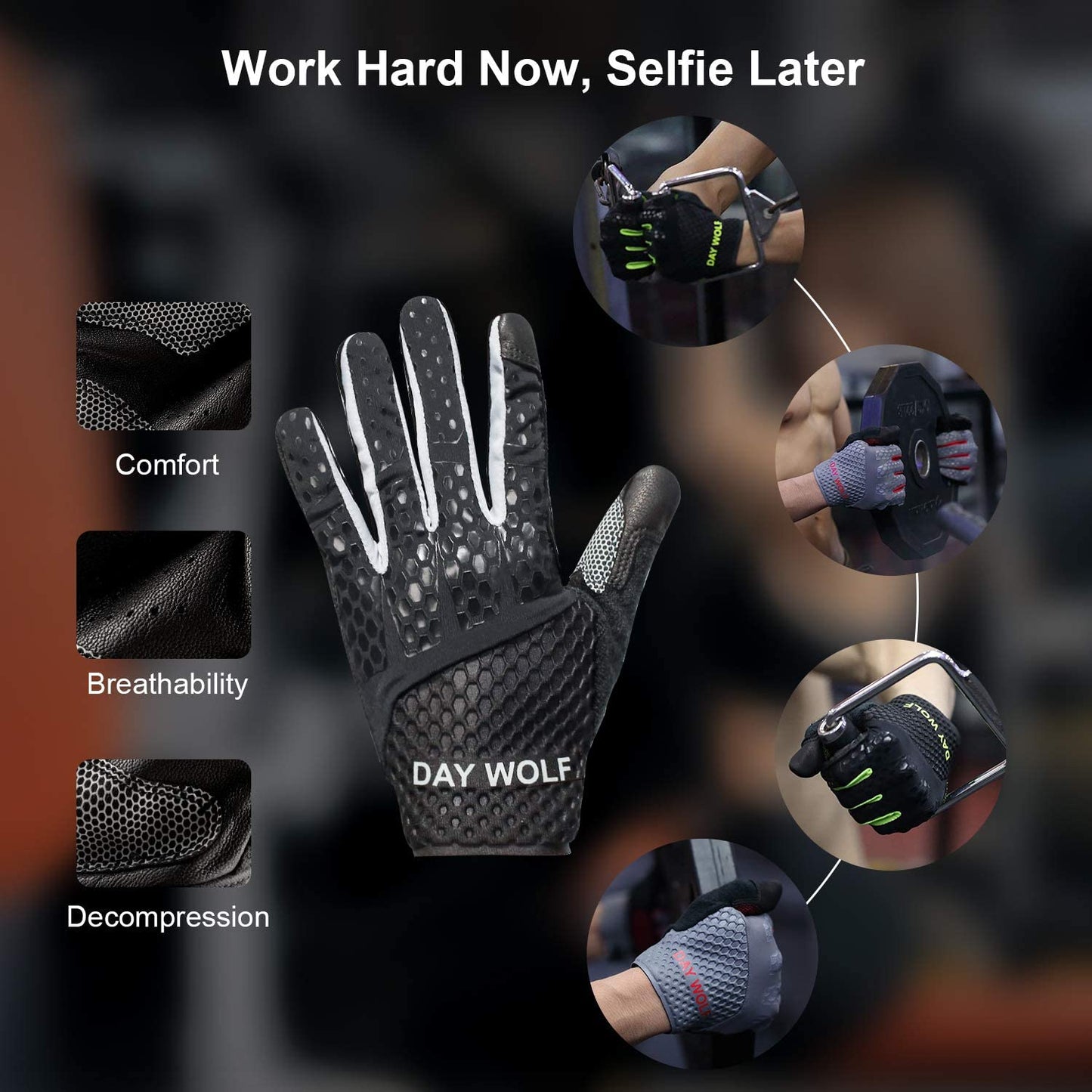 Full Finger Cycling/Weightlifting Gloves