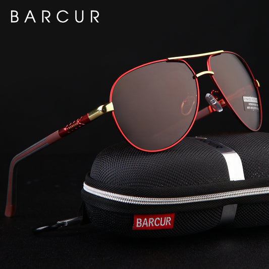 BARCUR Aluminum Polarized Sun Glasses