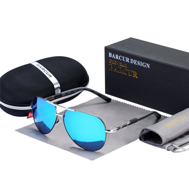 BARCUR Aluminum Polarized Sun Glasses