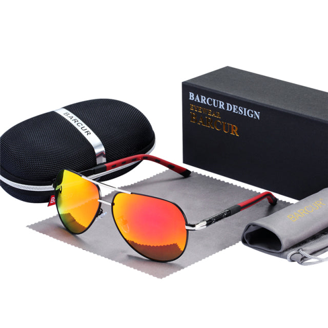 BARCUR Aluminum Polarized Sun Glasses