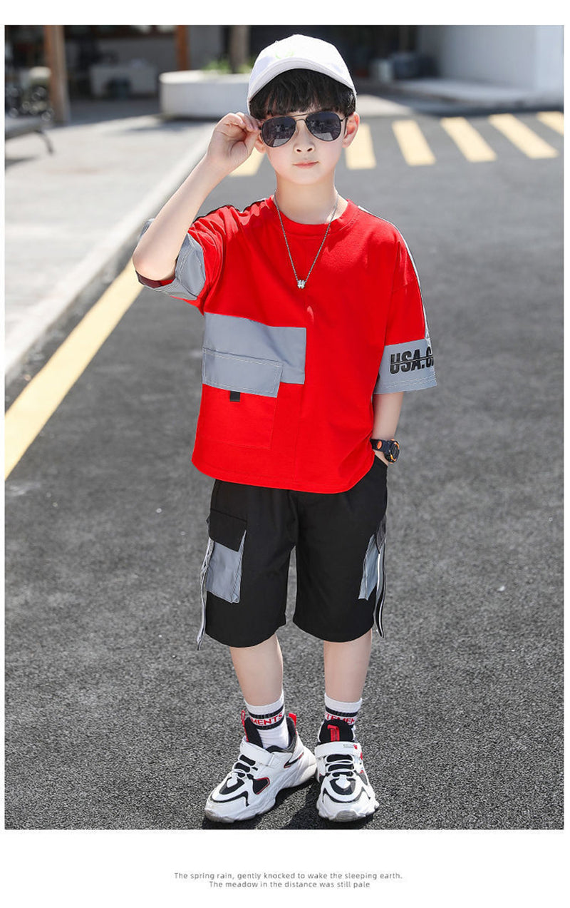 Boys Short-sleeved Short Set