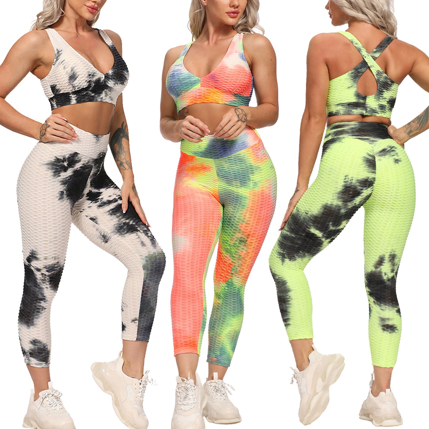 Tie-Dye Capri Leggings Set