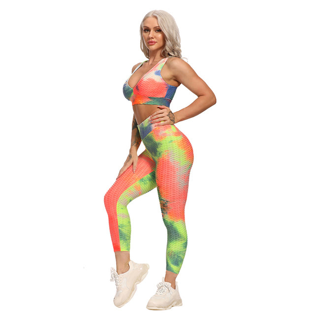 Tie-Dye Capri Leggings Set