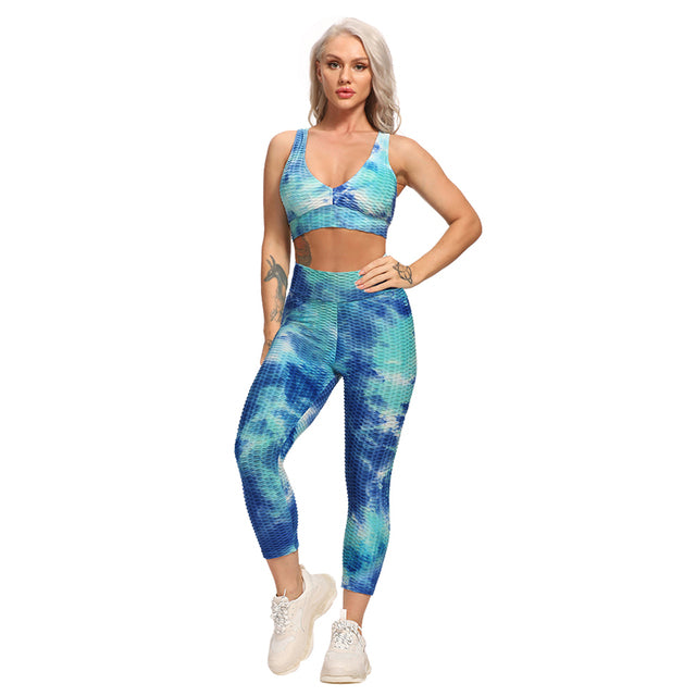 Tie-Dye Capri Leggings Set