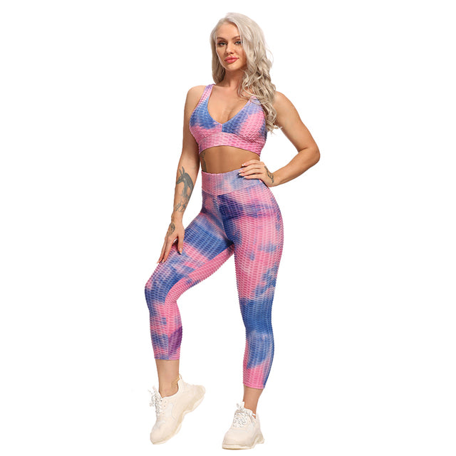 Tie-Dye Capri Leggings Set