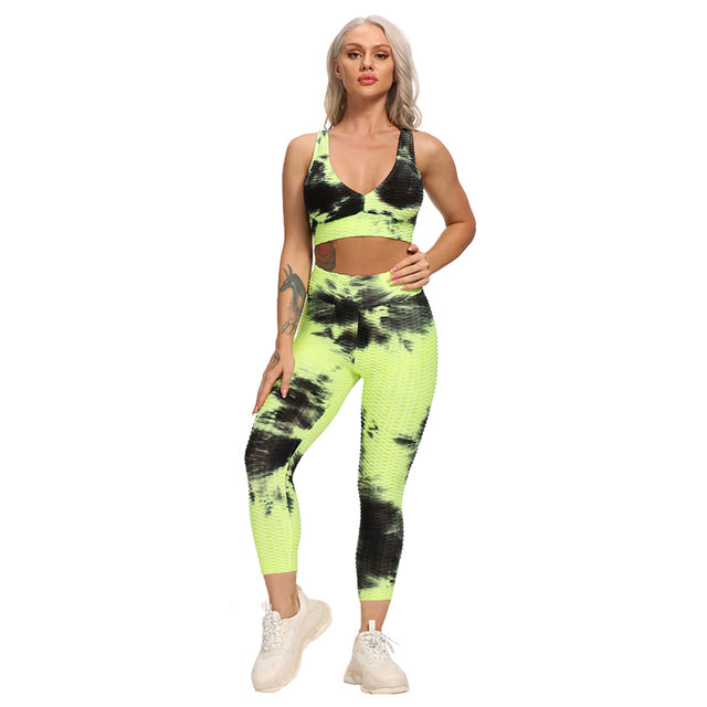 Tie-Dye Capri Leggings Set