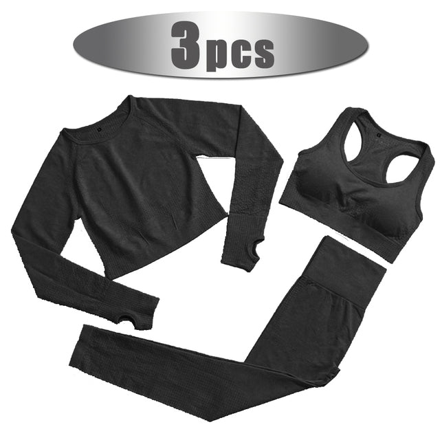 FITTOO 2/3/5pc Seamless Yoga Set