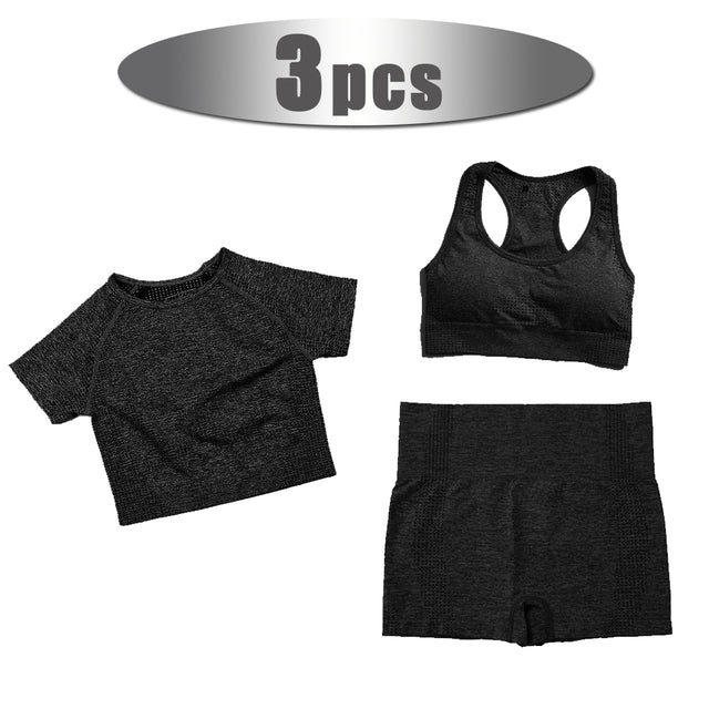 FITTOO 2/3/5pc Seamless Yoga Set