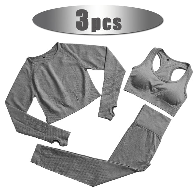 FITTOO 2/3/5pc Seamless Yoga Set