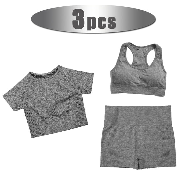 FITTOO 2/3/5pc Seamless Yoga Set