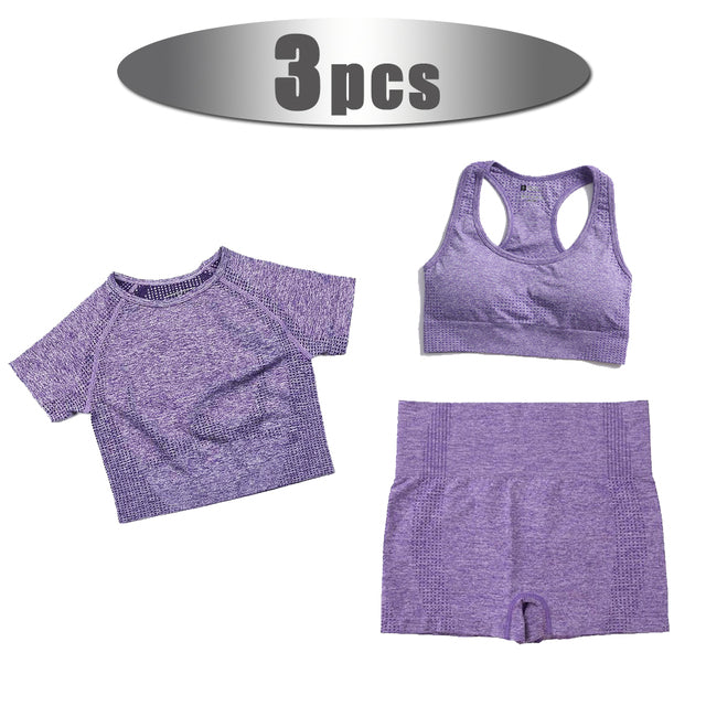 FITTOO 2/3/5pc Seamless Yoga Set