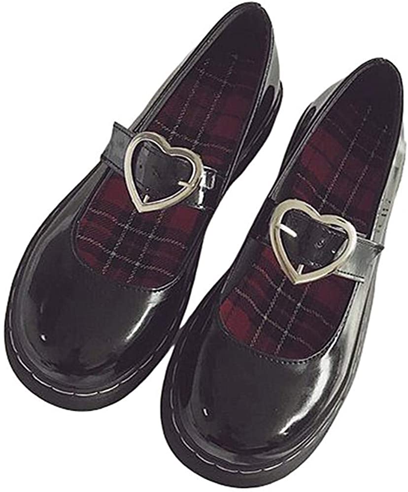 Mary Jane Leather Loafers