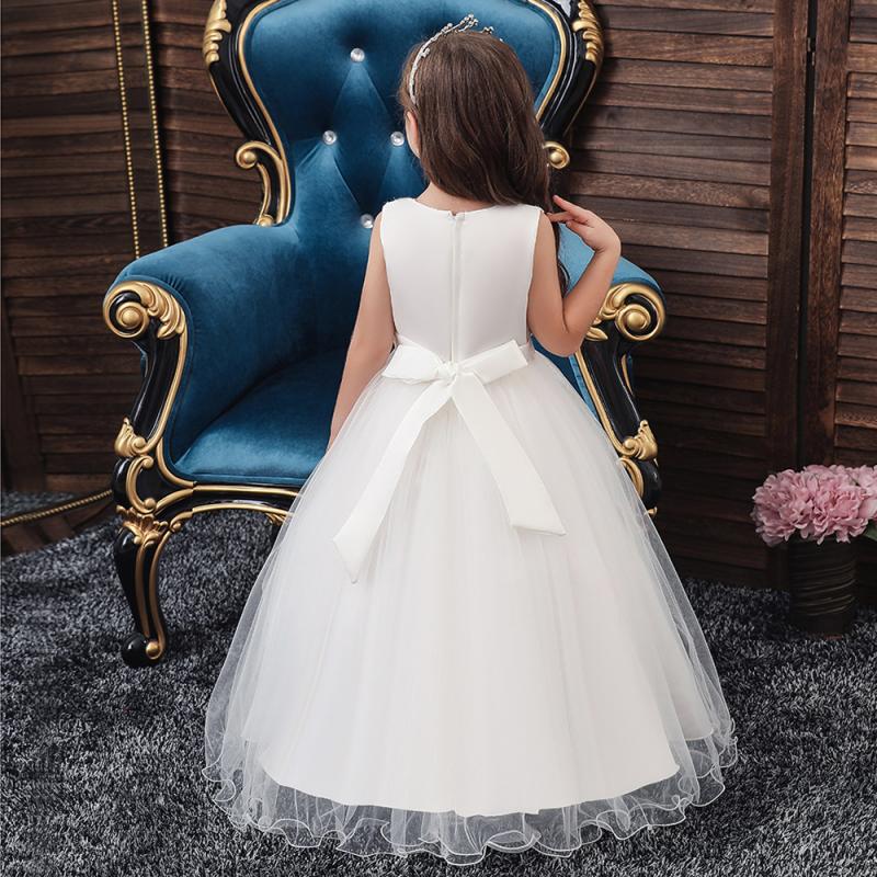 Sleeveless Elegant Princess Long Tulle Ceremony Dresses