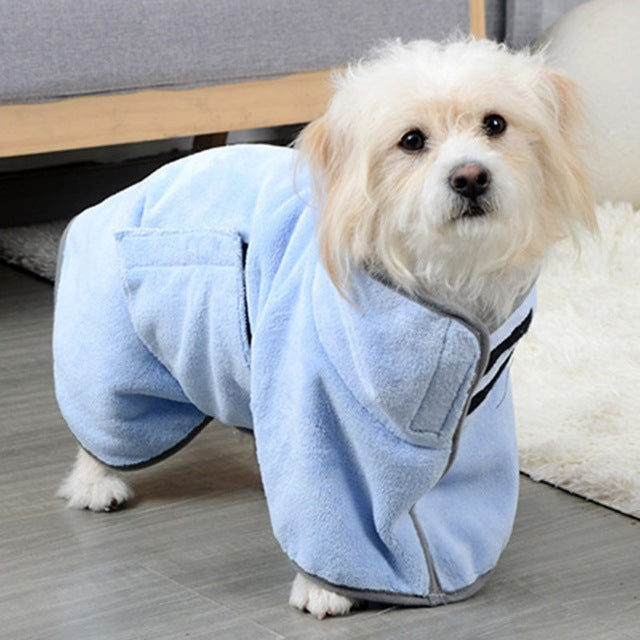 Dog Towel/Robe Coral Fleece