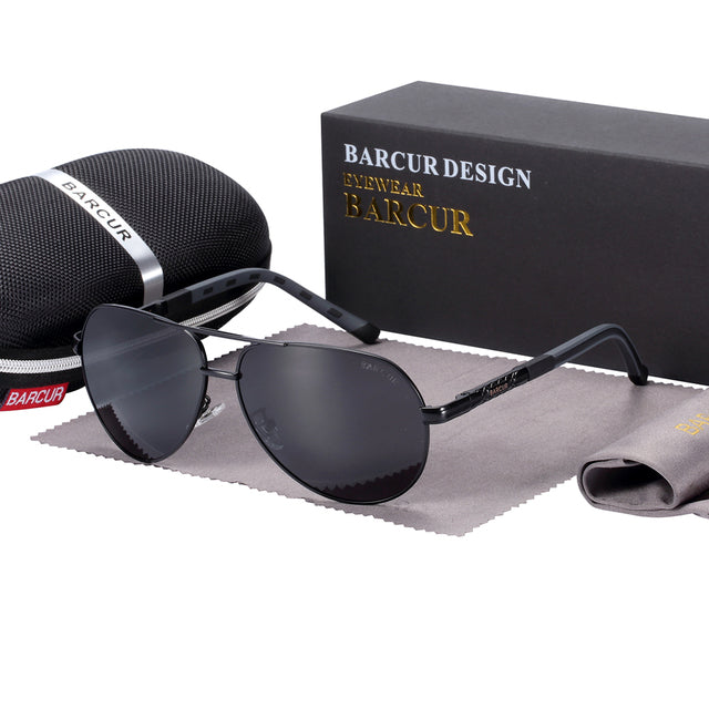 BARCUR Aluminum Polarized Sun Glasses