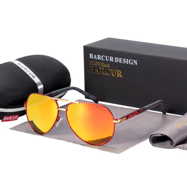 BARCUR Aluminum Polarized Sun Glasses