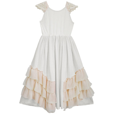 Chiffon Ruffles Dress