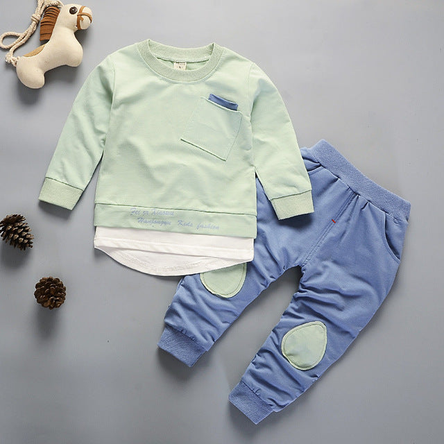 Autumn Boys Spring Pants Set