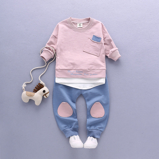 Autumn Boys Spring Pants Set