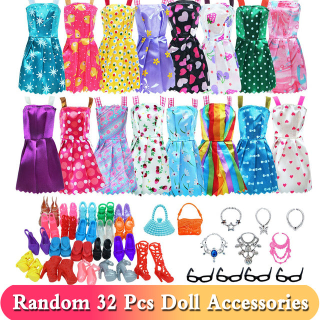 32 Item/Set Doll Accessories