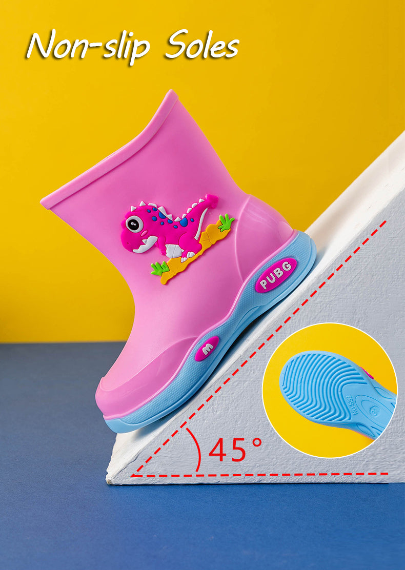 Kids Rain Shoes with Removable Velvet