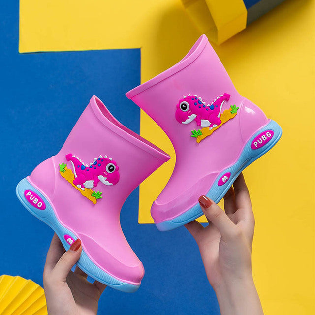 Kids Rain Shoes with Removable Velvet