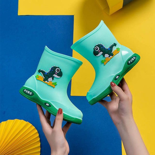 Kids Rain Shoes with Removable Velvet