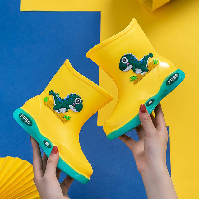 Kids Rain Shoes with Removable Velvet