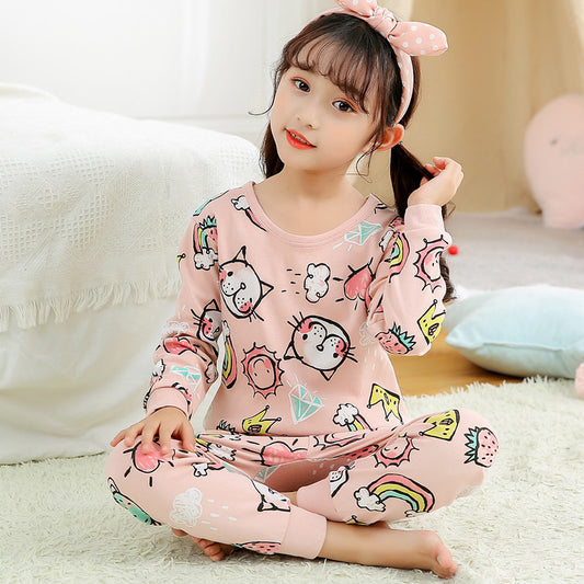 Autumn Long Sleeved Pajamas Set